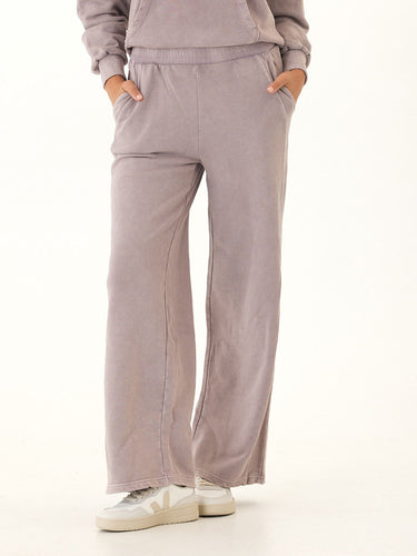Esmeralda Mineral Wash Cotton Terry Wide Leg Pant Womens Bottoms Sweatpants Threads 4 Thought