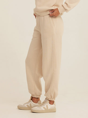 Jayla Triblend Fleece Relaxed Fit Jogger Womens Bottoms Sweatpants Threads 4 Thought