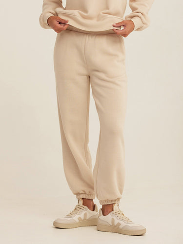Jayla Triblend Fleece Relaxed Fit Jogger Womens Bottoms Sweatpants Threads 4 Thought