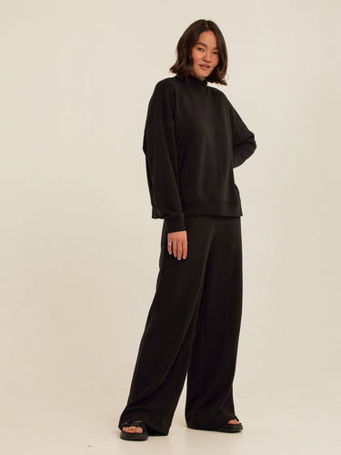 Karlie Triblend Fleece Mock Neck Pullover Womens Outerwear Sweatshirt Threads 4 Thought