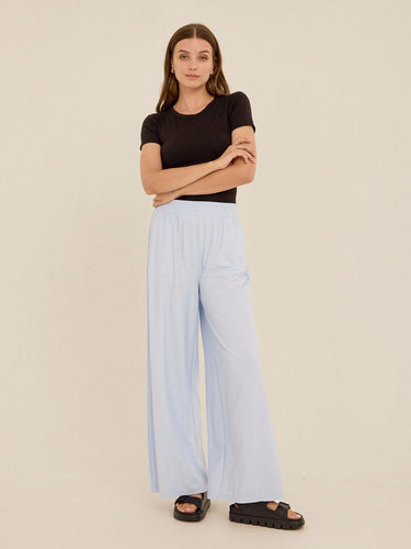 Phaedra Stretch Seersucker Wide Leg Pant Womens Bottoms Pants Threads 4 Thought