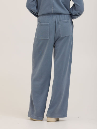 Sigourney Mineral Wash Fleece Wide Leg Pant Womens Bottoms Pants Threads 4 Thought