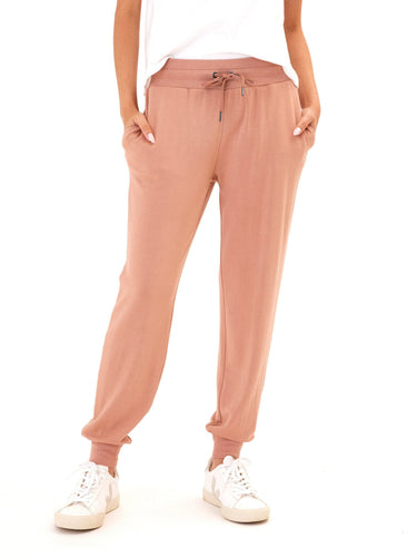 Connie Feather Fleece Jogger Womens Bottoms Sweatpants Threads 4 Thought