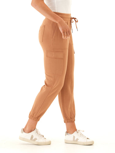 Margot Feather Fleece Cargo Jogger Womens Bottoms Sweatpants Threads 4 Thought