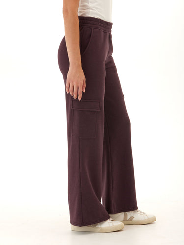 Kienna Triblend Fleece Cargo Pant Womens Bottoms Sweatpants Threads 4 Thought
