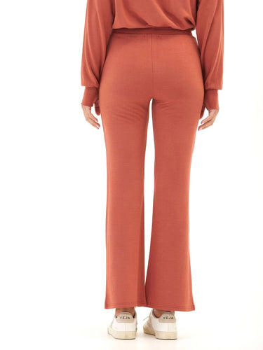 Nicolle Feather Fleece Flare Hem Pant Womens Bottoms Sweatpants Threads 4 Thought