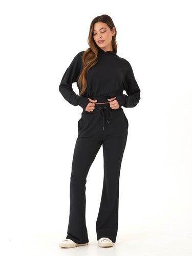 Nicolle Feather Fleece Flare Hem Pant Womens Bottoms Sweatpants Threads 4 Thought