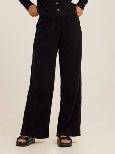 Ivanna Smocked Jersey Wide Leg Pant Womens Bottoms Pants Threads 4 Thought