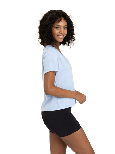 Ada Triblend V-Neck Tee Womens Tops Short Threads 4 Thought