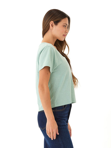 Ada Triblend V-Neck Tee Womens Tops Short Tee Threads 4 Thought