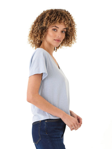 Ada Triblend V-Neck Tee Womens Tops Short Tee Threads 4 Thought