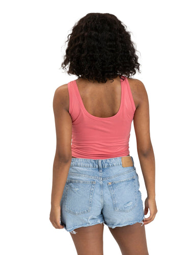 Mirabel Luxe Jersey Fitted Crop Tank Womens Tops Tanks Threads 4 Thought