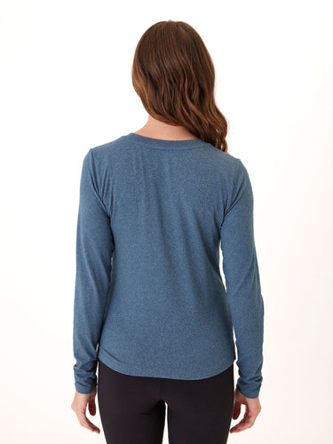 Lyla Luxe Jersey Henley Tee Womens Tops Long Threads 4 Thought