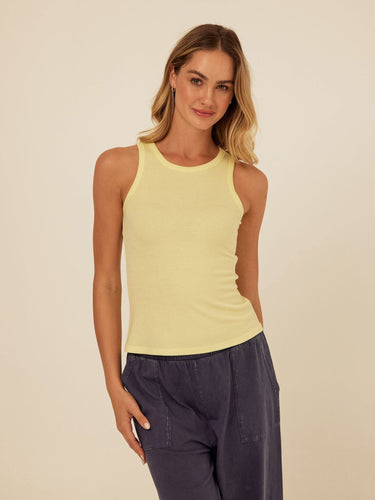 Bailey Feather Rib High Neck Tank Womens Tops Tanks Threads 4 Thought
