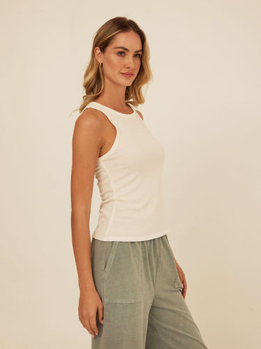 Bailey Feather Rib High Neck Tank Womens Tops Tanks Threads 4 Thought