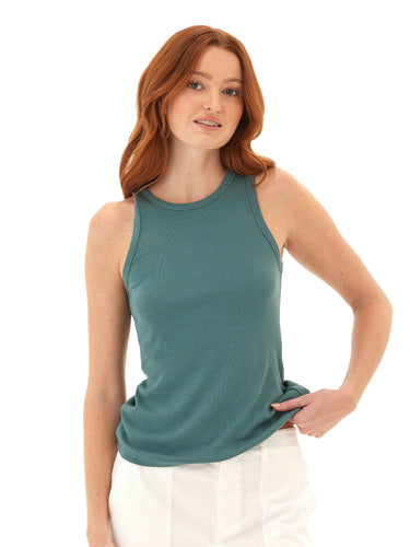 Bailey Feather Rib High Neck Tank Womens Tops Tanks Threads 4 Thought