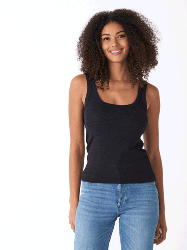 Yvette Feather Rib Tank Womens Tops Tanks Threads 4 Thought