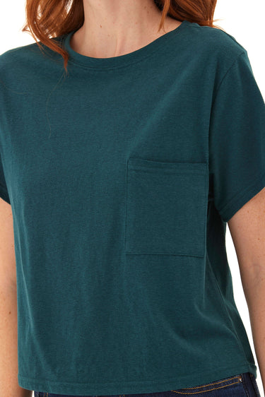 Shelbie Triblend Jersey Pocket Tee Womens Tops Short Tee Threads 4 Thought
