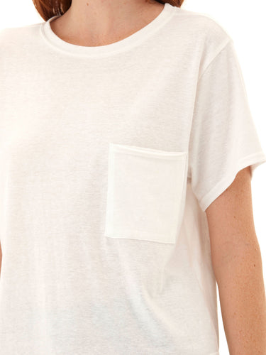 Shelbie Triblend Jersey Pocket Tee Womens Tops Short Tee Threads 4 Thought