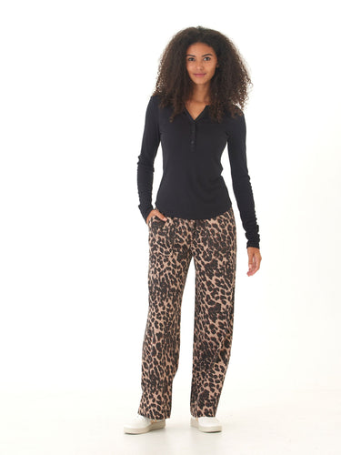 Akia Feather Rib Long Sleeve Henley Threads 4 Thought