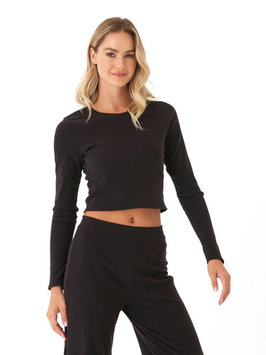 Pramila Brushed Performance Rib Long Sleeve Top Womens Tops Long Tee Threads 4 Thought