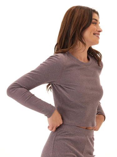 Pramila Brushed Performance Rib Long Sleeve Top Threads 4 Thought