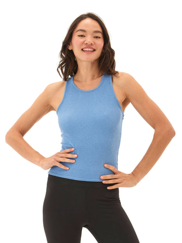 Kensi Heather Luxe Rib Crop Tank Womens Tops Tanks Threads 4 Thought
