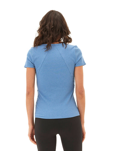 Mariella Heather Luxe Rib Tee Womens Tops Short Tee Threads 4 Thought