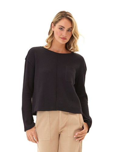 Giulia Eco Thermal Long Sleeve Top Womens Tops Long Shirt Threads 4 Thought