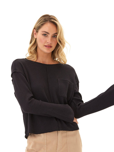Giulia Eco Thermal Long Sleeve Top Womens Tops Long Shirt Threads 4 Thought