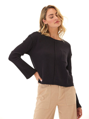 Giulia Eco Thermal Long Sleeve Top Womens Tops Long Shirt Threads 4 Thought