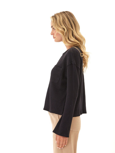 Giulia Eco Thermal Long Sleeve Top Womens Tops Long Shirt Threads 4 Thought