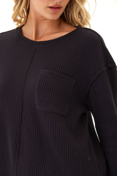 Giulia Eco Thermal Long Sleeve Top Womens Tops Long Shirt Threads 4 Thought