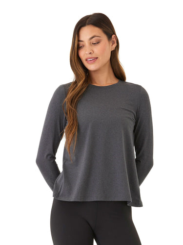 Gemella Luxe Jersey Tulip-Back Long Sleeve Top Womens Tops Long Tee Threads 4 Thought