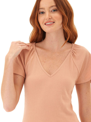Teresa Smocked Jersey Top Threads 4 Thought