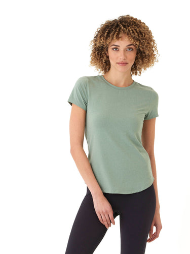 Arry Luxe Jersey Ruched Tee Womens Tops Short Tee Threads 4 Thought
