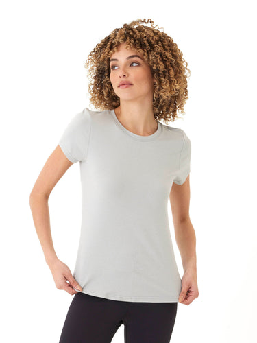 Arry Luxe Jersey Ruched Tee Womens Tops Short Tee Threads 4 Thought