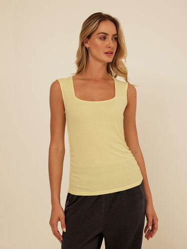 Brynlee Feather Rib Ruched Top Womens Tops Tanks Threads 4 Thought