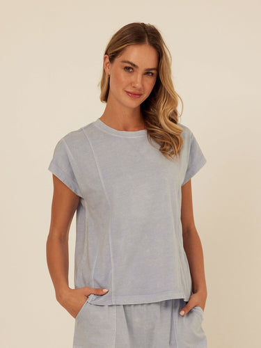 Laurie Mineral Wash Eco Jersey Tee Threads 4 Thought