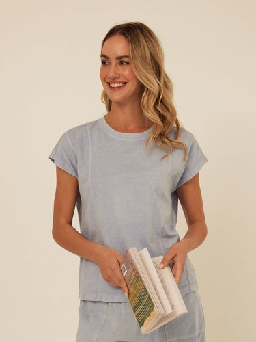 Laurie Mineral Wash Eco Jersey Tee Threads 4 Thought