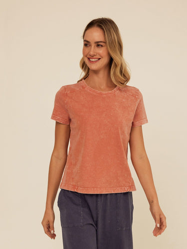 Roselie Mineral Wash Eco Jersey Tee Threads 4 Thought