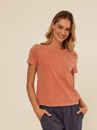 Roselie Mineral Wash Eco Jersey Tee Threads 4 Thought