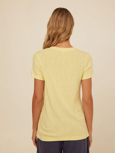 Norma Textured Slub Jersey Knotted Tee Womens Tops Short Tee Threads 4 Thought
