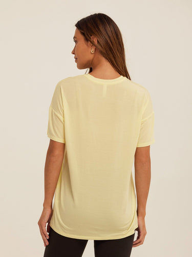 Andie Tencel Jersey Relaxed Tee Womens Tops Short Tee Threads 4 Thought