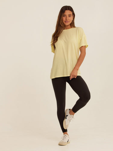 Andie Tencel Jersey Relaxed Tee Womens Tops Short Tee Threads 4 Thought