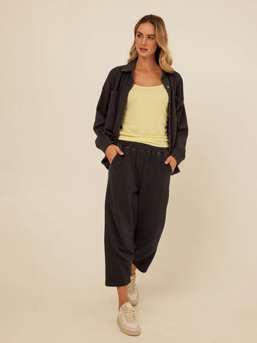 Chantel Mineral Wash Fleece Pant Womens Bottoms Sweatpants Threads 4 Thought