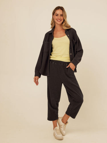 Chantel Mineral Wash Fleece Pant Womens Bottoms Sweatpants Threads 4 Thought
