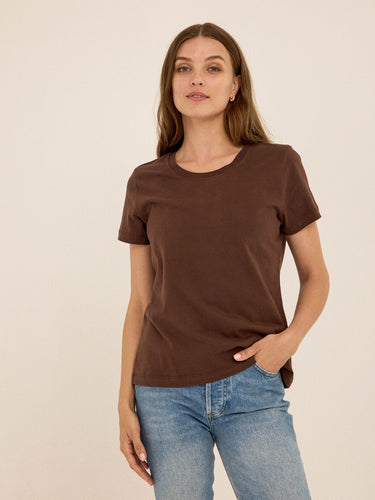 Emmy Organic Cotton Crew Tee Womens Tops Short Tee Threads 4 Thought