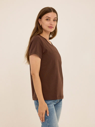 Emmy Organic Cotton Crew Tee Womens Tops Short Tee Threads 4 Thought