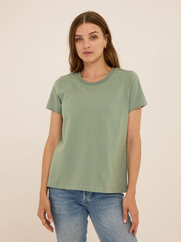 Emmy Organic Cotton Crew Tee Womens Tops Short Tee Threads 4 Thought